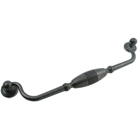 MNG 9" Striped Drop Pull, Oil Rubbed Bronze 15813